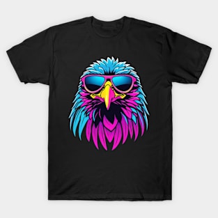 Cool Neon Eagle T-Shirt